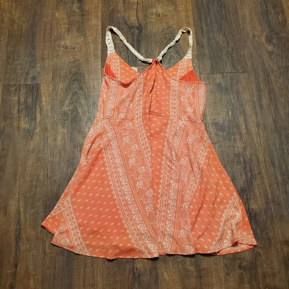 American Rage S Pink Floral Pattern Dress - Picture 3 of 4